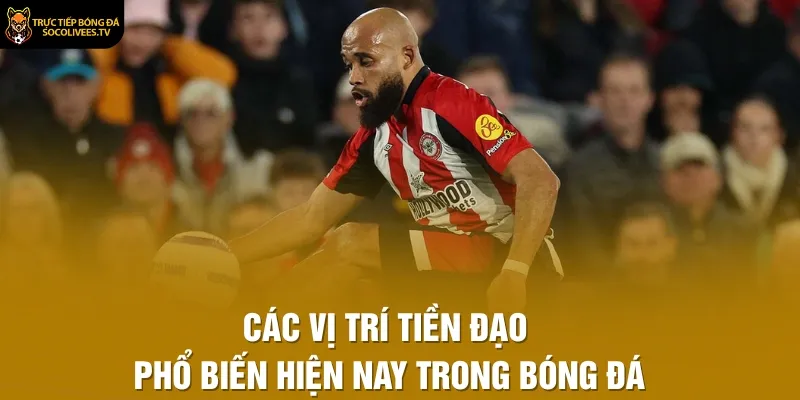 Các vị trí tiền đạo phổ biến hiện nay trong bóng đá